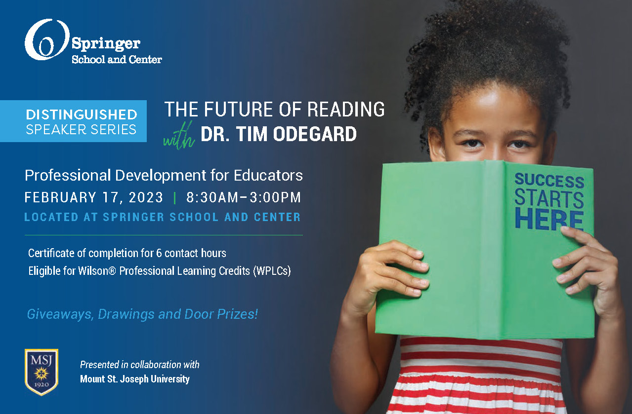 Springer School and Center equips teachers to manage dyslexia in young readers